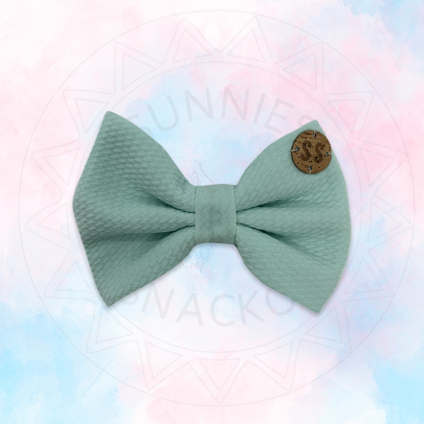 Aqua Bow Tie - Small