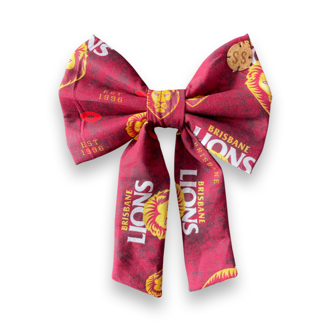 Brisbane Lions Sailor Bow