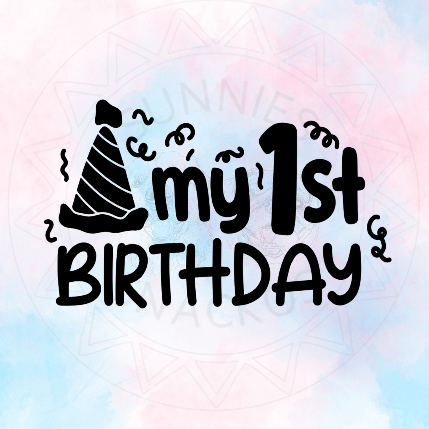My 1st Birthday Customisation Add On