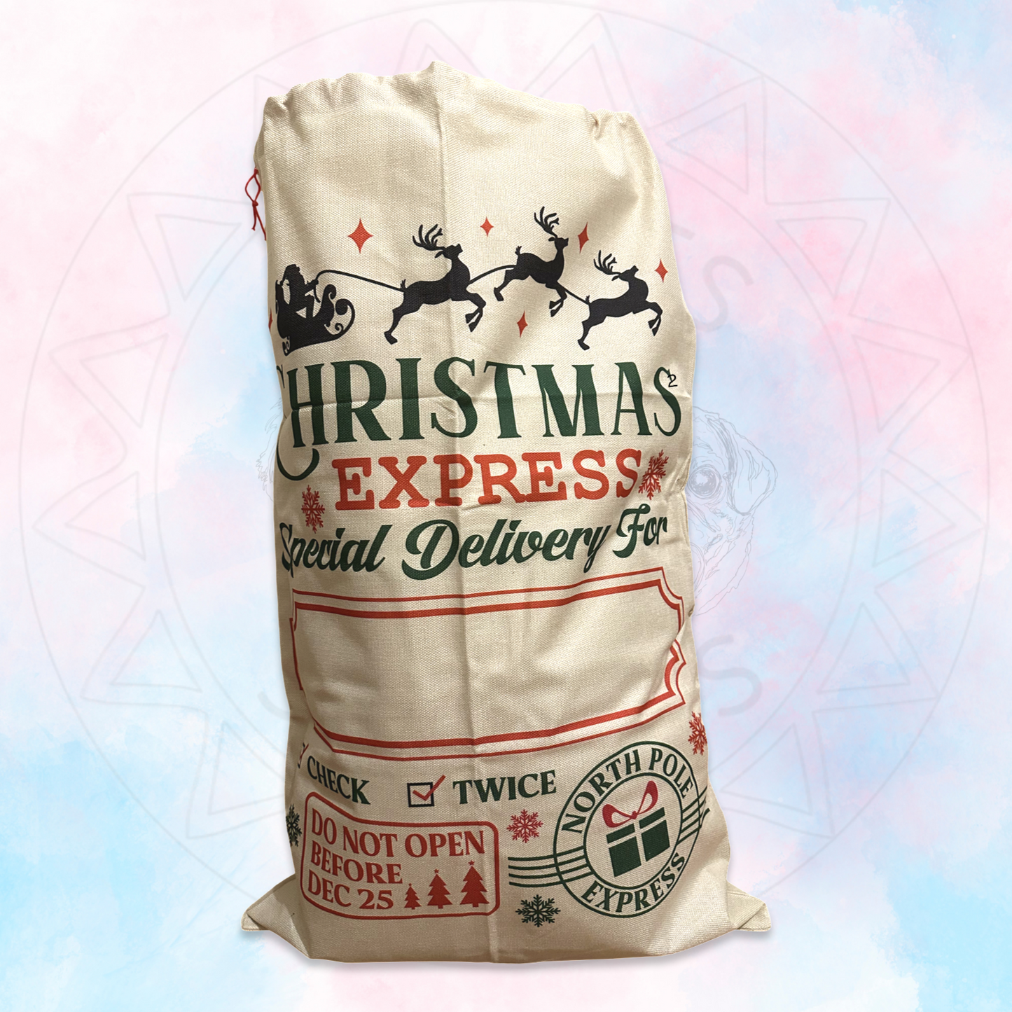 Customised Christmas Sack