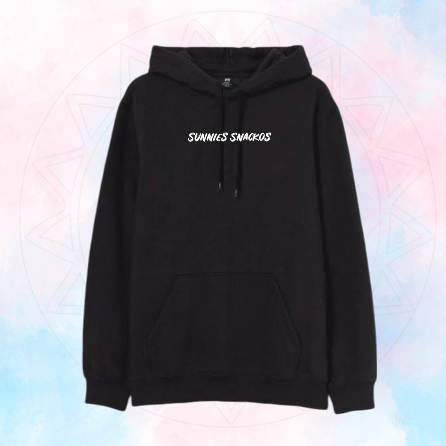 The Forest Hoodie - Black/Pink