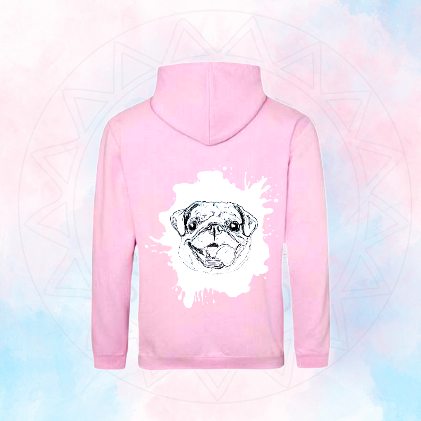 The Ralph Hoodie - Pink/White