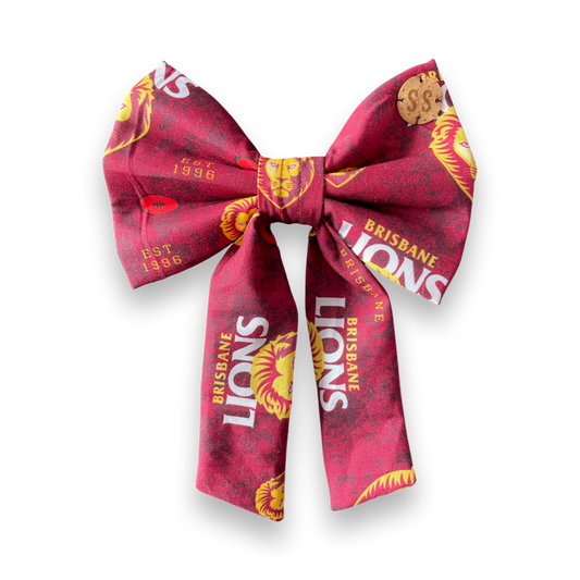 Brisbane Lions Sailor Bow